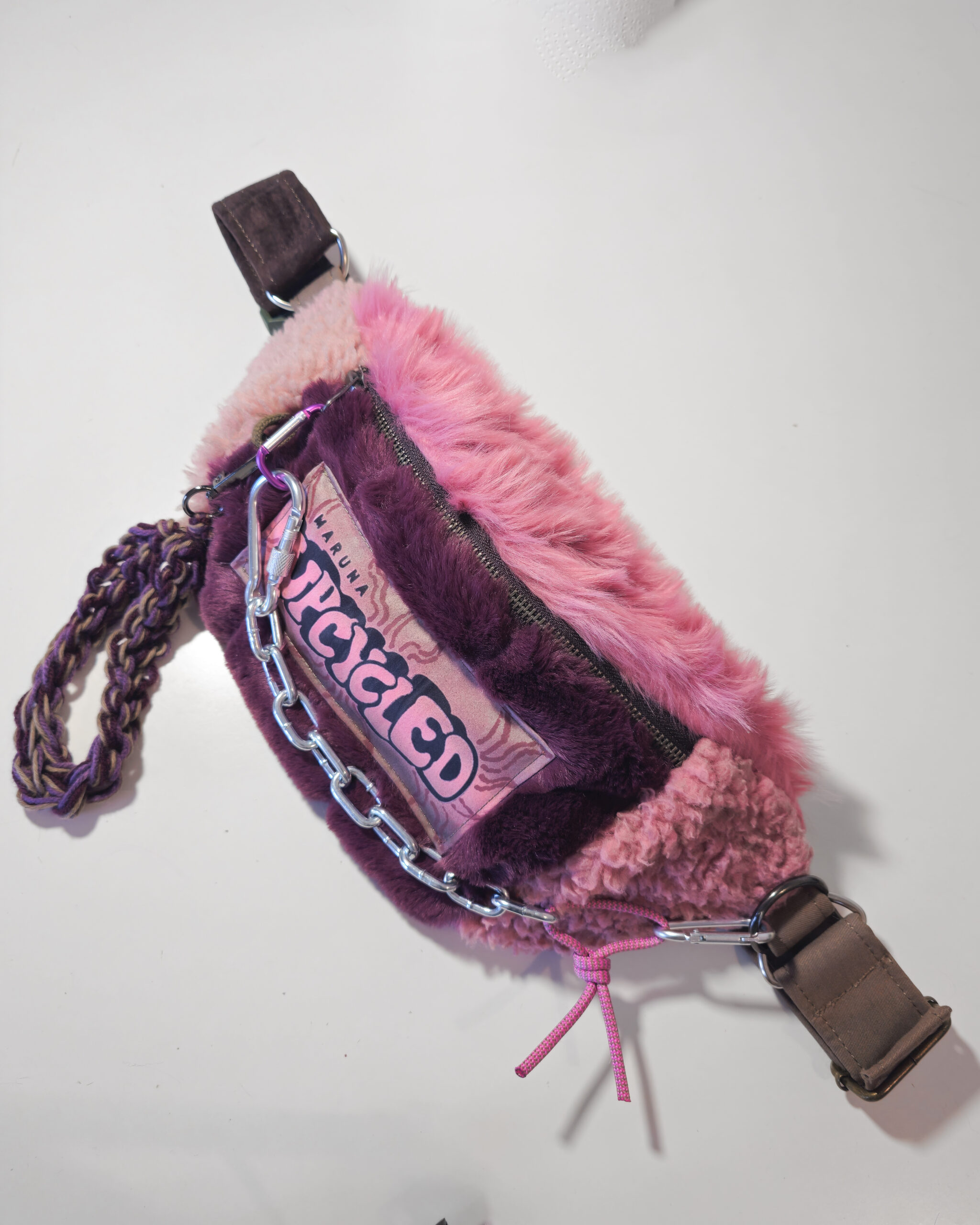 maruna upcycled różówy szczur